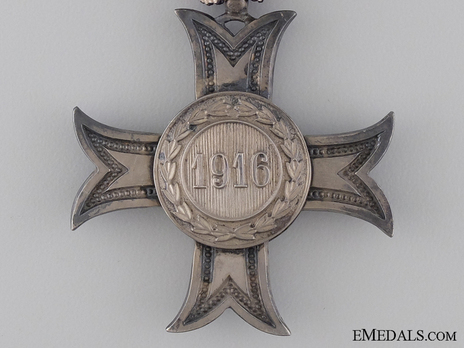 Silver Merit Cross (for War Merit) Reverse