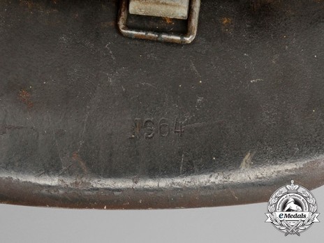 German Army Steel Helmet M42 (Single Decal version) Stamp Detail
