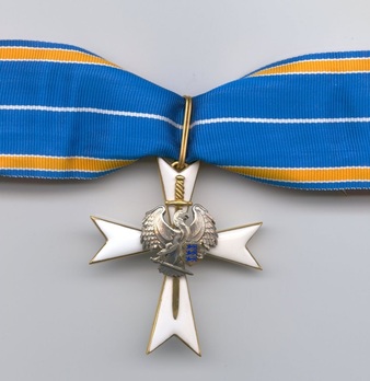 White Cross of the Estonian Defence League, I Class Obverse