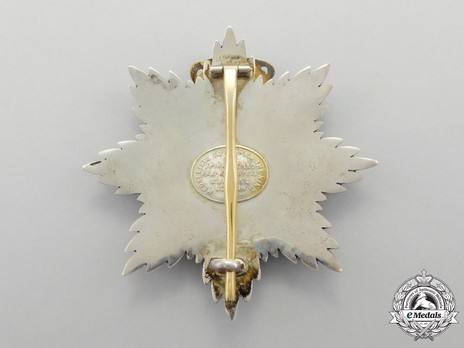 Royal Order of George I, Military Division, Grand Cross Breast Star Reverse