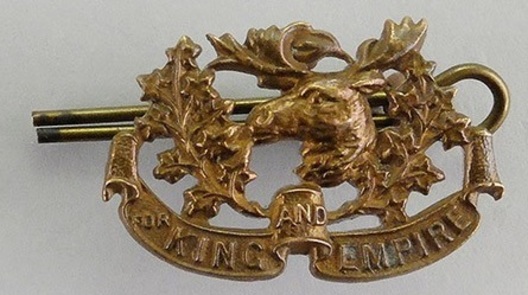 16th Canadian Light Horse Other Ranks Collar Badge Obverse