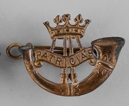 Princess Patricia's Canadian Light Infantry Other Ranks Collar Badge Obverse