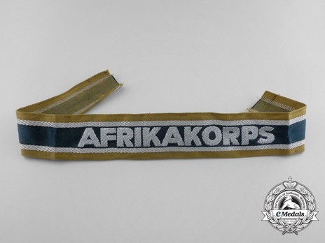 German Army Afrika Cuff Title (1st version) Obverse