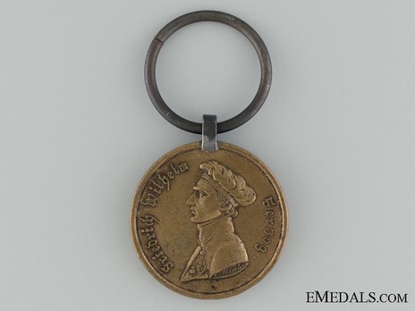 Waterloo Medal (named) Obverse