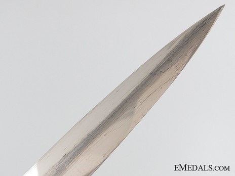 Luftwaffe Weyersberg, Kirschbaum & Cie-made 1st pattern Dagger Blade Tip Detail