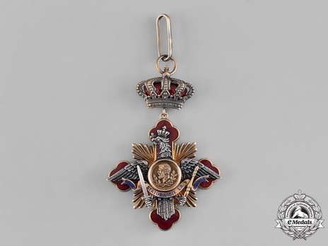 Order of Carol I, Commander's Cross Obverse