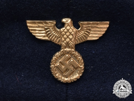 Reichsbahn 1941 Pattern Pay Group 6-7 Visor Cap Eagle Detail
