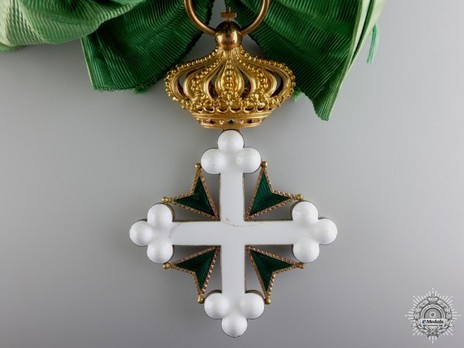 Order of St. Maurice and St. Lazarus, Grand Cross (in silver-gilt) Reverse