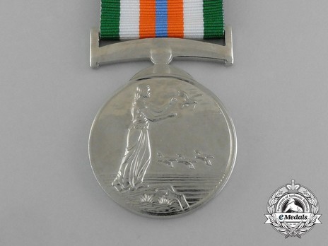 United Nations Peacekeepers Medal in Silver Obverse
