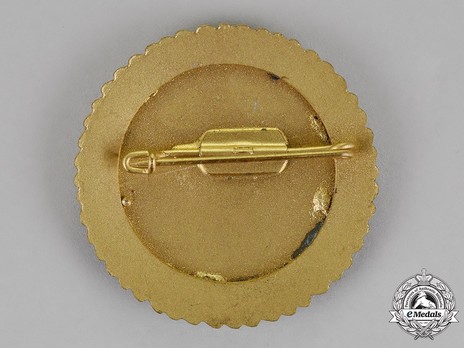 Tyrolean Marksmanship Gau Achievement, Type VI, Champion Badge (for small calibre rifle) Reverse