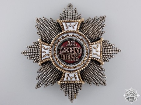 Order of St. Hubert, Grand Cross Breast Star (by Gebrüder Hemmerle) Obverse