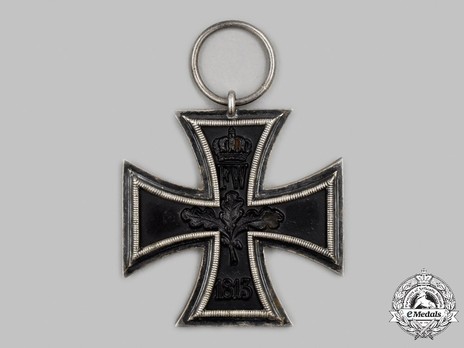 Iron Cross 1914, II Class Cross (non-combatant version) Reverse