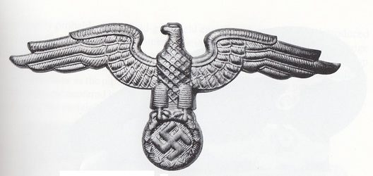 Diplomatic Corps Silver Metal Cap Eagle Insignia Obverse