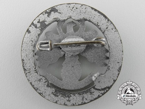 Tyrolean Marksmanship 6 Years of Gau Champion Shooter Badge (small version) Reverse