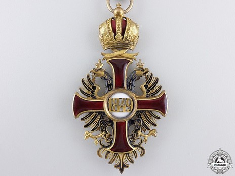 Order of Franz Joseph, Type II, Military Division, Commander Reverse