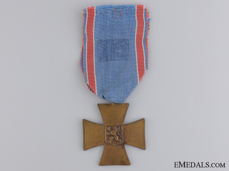 Commemorative Cross of Czech Volunteers, 1918-1919 Obverse