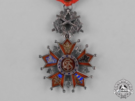Order of the White Lion, Military Division, IV Officer Reverse