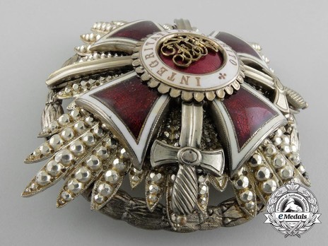 Order of Leopold, Type III, Military Division, I Class Breast Star (with silver swords) 