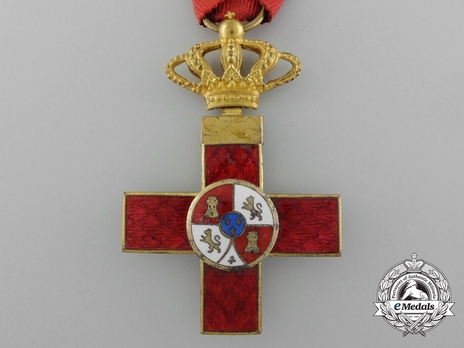 1st Class Cross (red distinction) (bronze gilt) (1889-1931) Obverse
