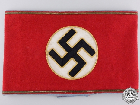 NSDAP Leiter einer Hilfsstelle/Blockwalter/Blockobmann Type II Ort Level Armband Obverse