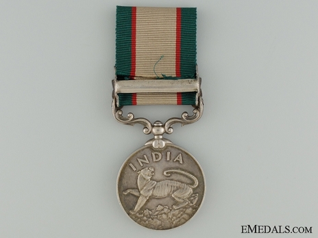 Silver Medal (with "NORTH WEST FRONTIER 1936-37" clasp)  Reverse
