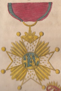 Order of St. Hubert, Official's Cross Obverse