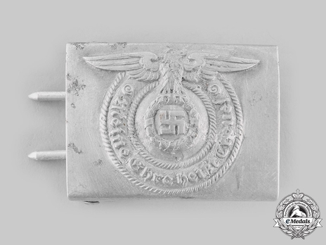 Allgemeine SS NCO/EM's Belt Buckle, unmarked (aluminum) Obverse