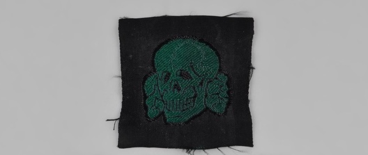 Waffen-SS Camouflage Cloth Cap Death's Head (Spring pattern) Obverse