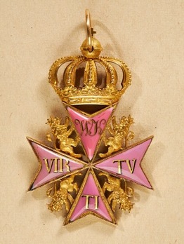 Order of Military Virtue (with monogram WK) Obverse