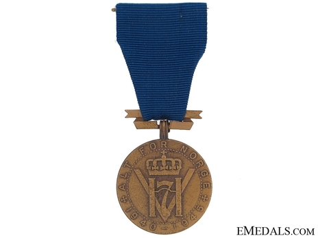King Haakon VII Freedom Medal Obverse