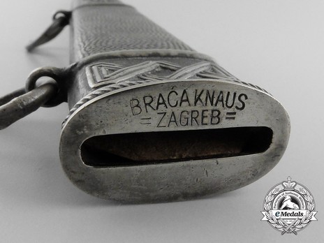 Braca Knaus Zagreb on Throat of Croatian Dagger