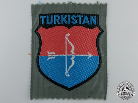 German Army Turkistan Legion Sleeve Insignia (2nd version) Obverse