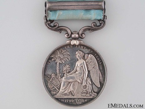 Silver Medal (stamped "W. WYON," "W.W.," with "AVA" clasp) Reverse