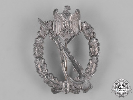 Infantry Assault Badge, by C. E. Juncker (in silver) Obverse
