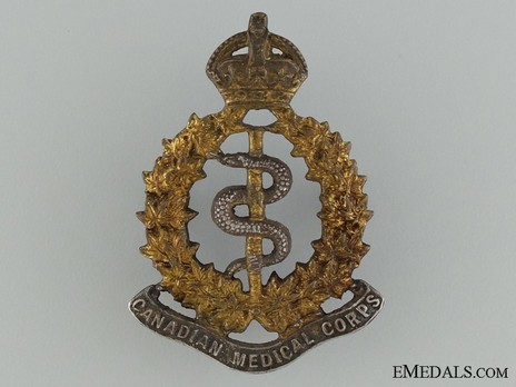 Army Medical Corps General Service Officers Cap Badge Obverse