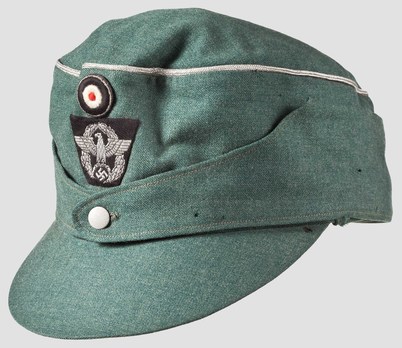 German Police Officer's Visored Field Cap Profile
