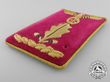 NSDAP Ober-Abschnittsleiter Type IV Reich Level Collar Tabs Obverse