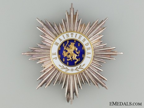 Order of Orange-Nassau, Civil Division, Grand Cross Breast Star