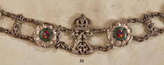 Leopold Order, Type III, Silver Collar Obverse