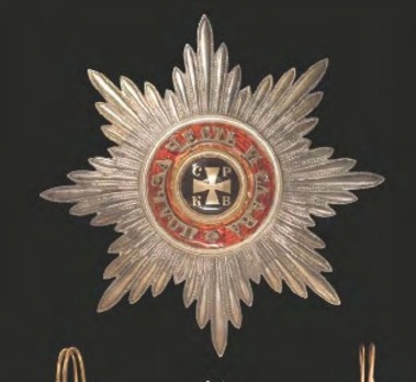 Order of Saint Vladimir, Civil Division, I & II Class Breast Star, by Keibel (in silver)