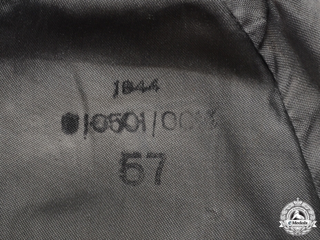 Luftwaffe NCO/EM Ranks Visored Field Cap (M43 Cap pattern) Stamp Detail
