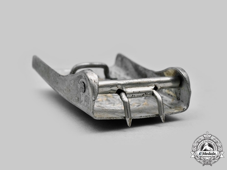 Allgemeine SS NCO/EM's Belt Buckle, by Assmann (steel) Detail