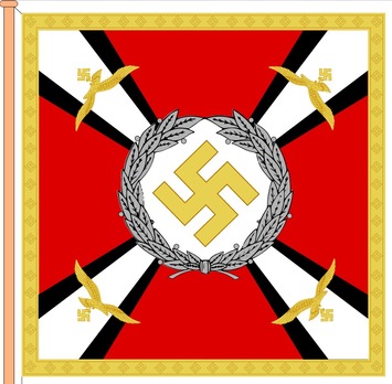 Luftwaffe Command Flag for the Reich Minister for Aviation and Commander-in-Chief of the German Air Force (1938-1940 version) Obverse