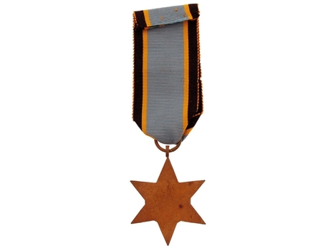 Bronze Star (with "ATLANTIC" clasp) Reverse