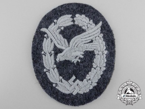 Air Gunner & Flight Engineer Badge, in Cloth Obverse