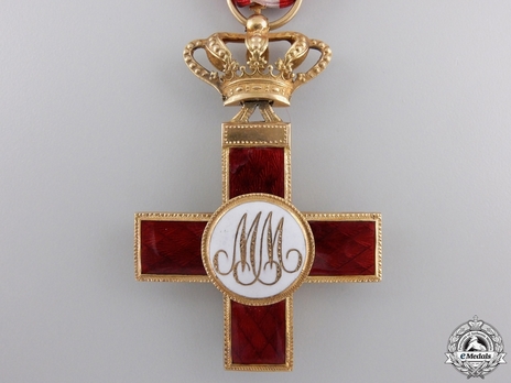 1st Class Cross (red distinction) (gold) (Jolo) Reverse