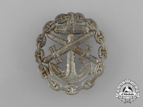 Naval Wound Badge, in Silver (cut-out) Obverse