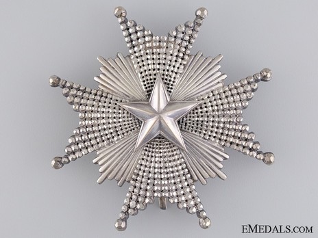 Commander Grand Cross Breast Star (with silver) Obverse
