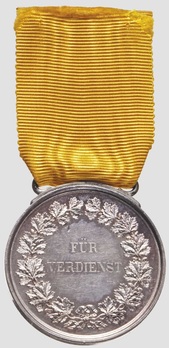 Civil Merit Medal in Silver, Type VI (1882-1908) Reverse