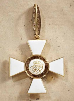 Order of the Red Eagle, Type V, Civil Division, II Class Cross (with diamonds) Reverse